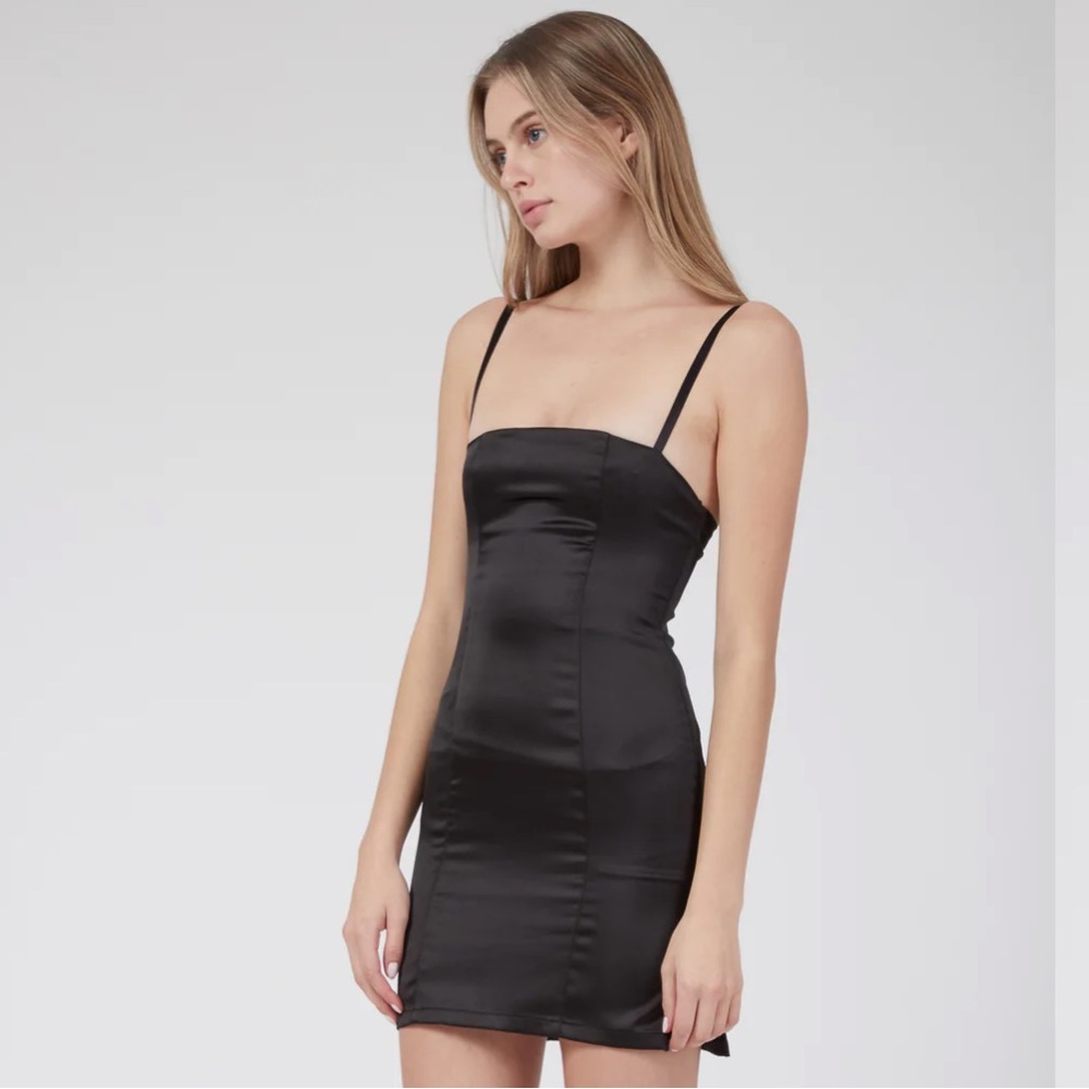 Lioness THE MUSE MINI DRESS - LICORICE